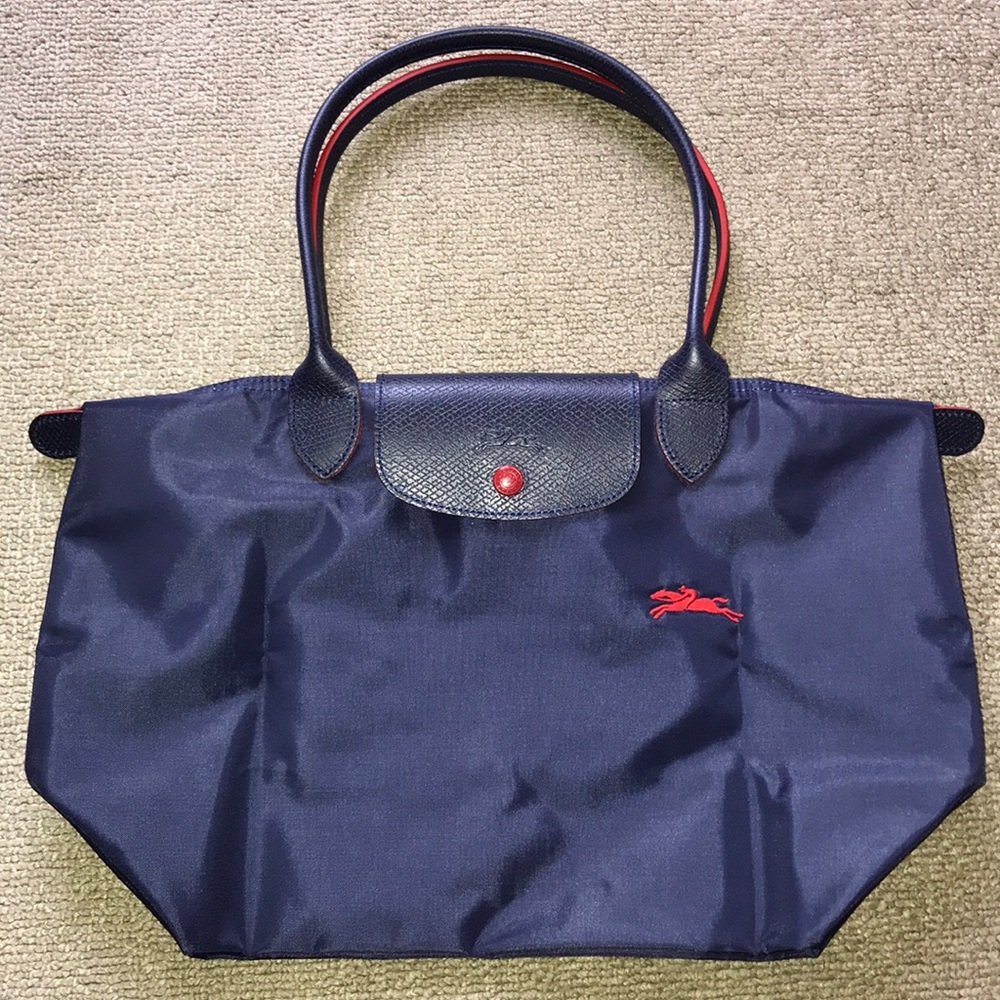 LONGCHAMP - Navy Blue Purse Tote